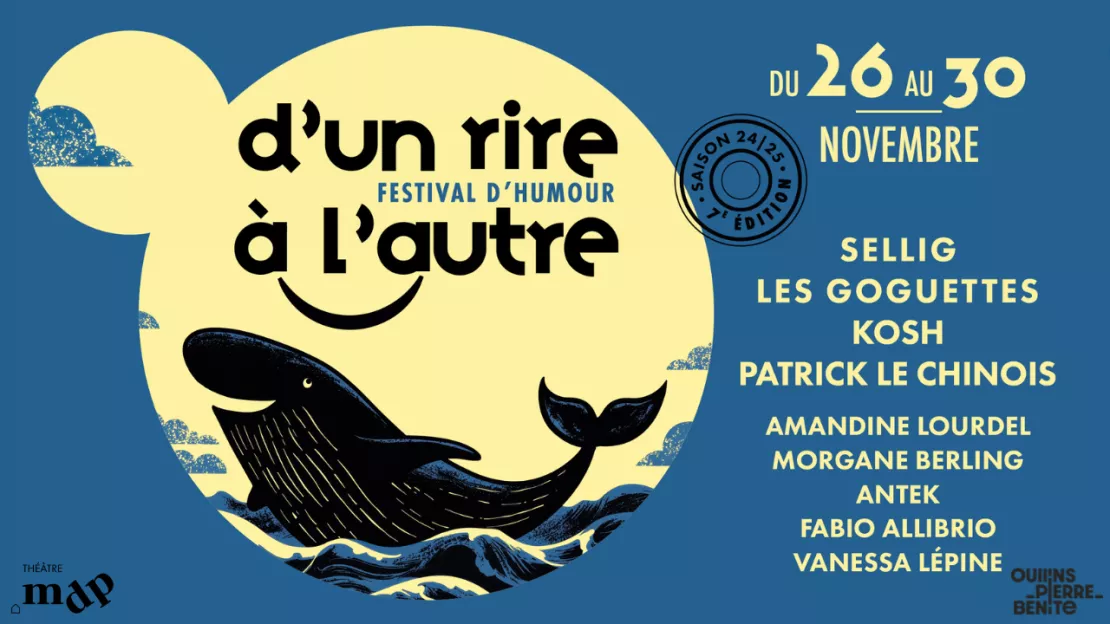 Festival "d'un rire à l'autre" du 26 au 30 novembre 2024 !