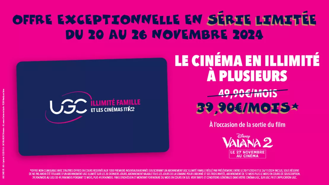 UGC : le bon plan ciné à ne surtout pas louper !