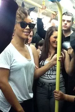 Rihanna prend le métro