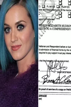 Katy Perry signe les papiers du divorce