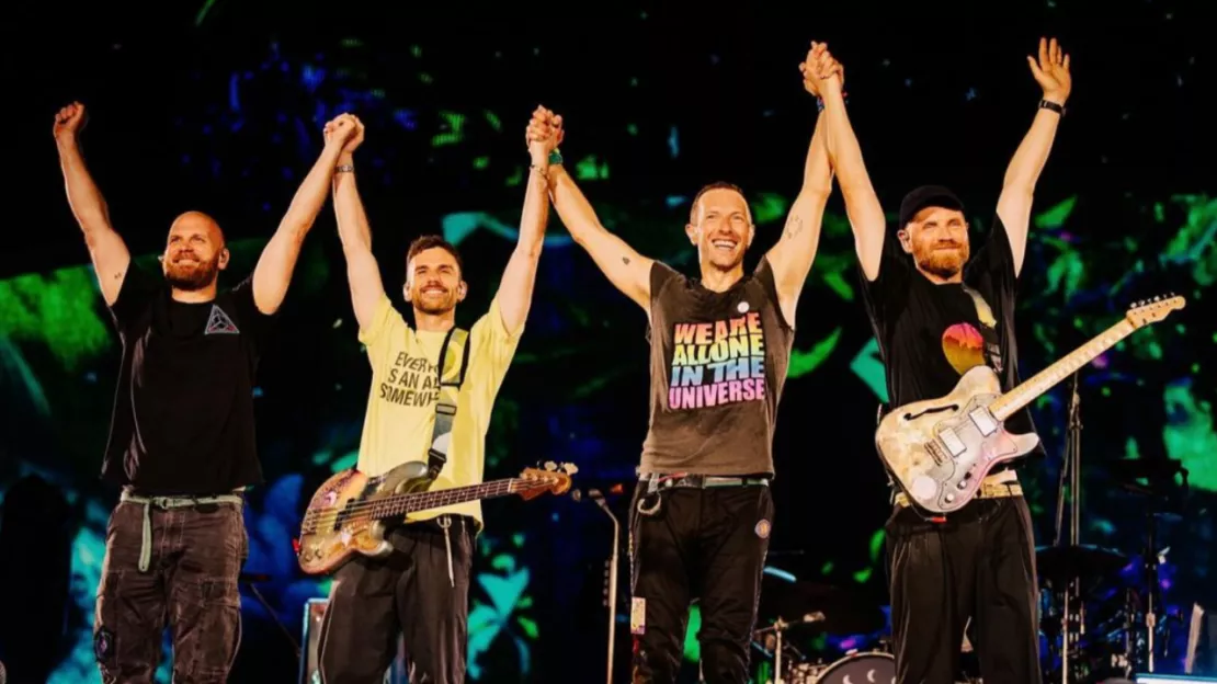 Coldplay entre dans l'histoire et établit un nouveau record