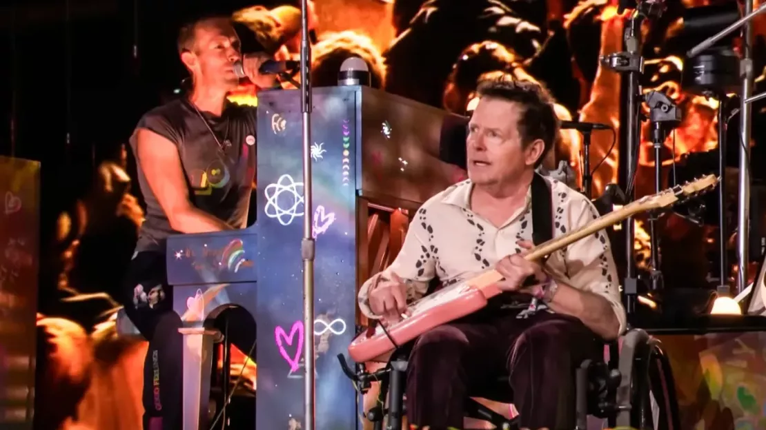 Coldplay invite Michael J. Fox sur scène à Glastonbury