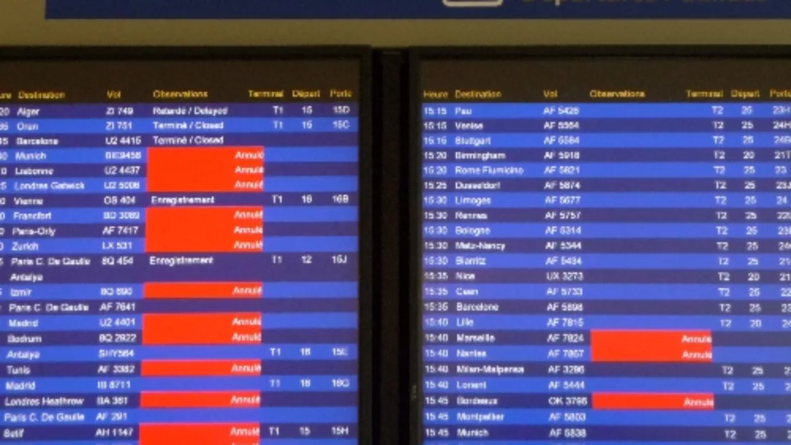 Reprise des vols au départ de l'aéroport de Lyon Saint-Exupéry après un blocage ce vendredi matin (MàJ)