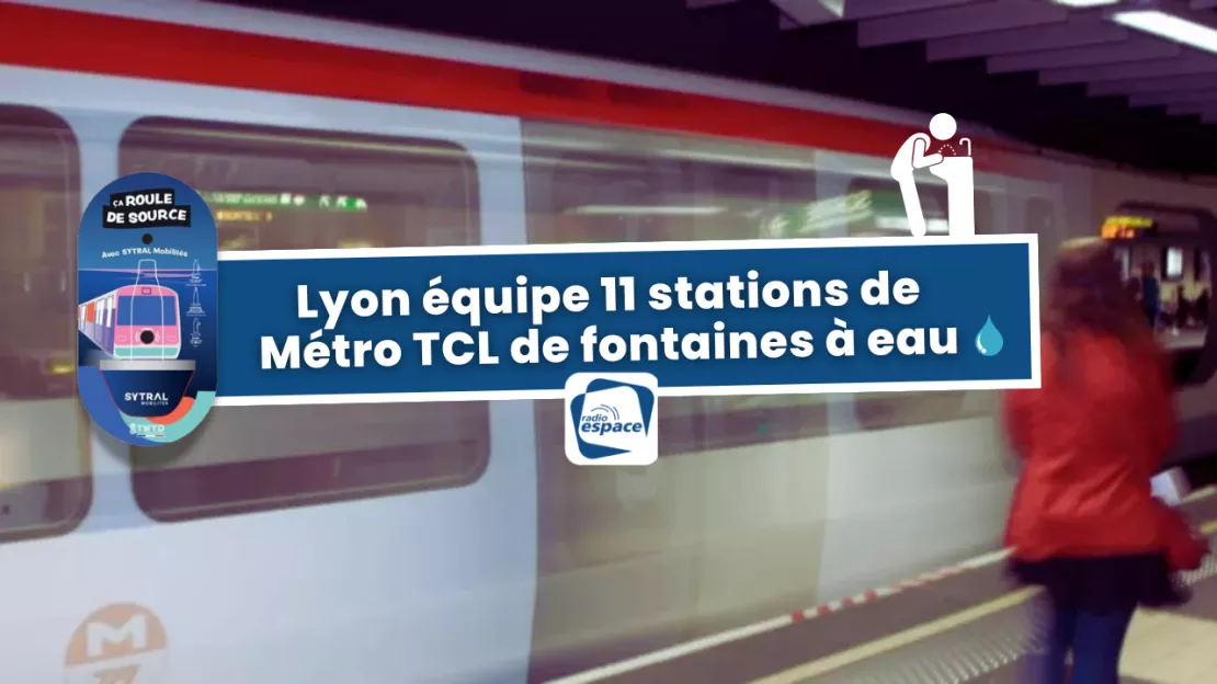 Lyon équipe 11 stations de Métro TCL de fontaines à eau