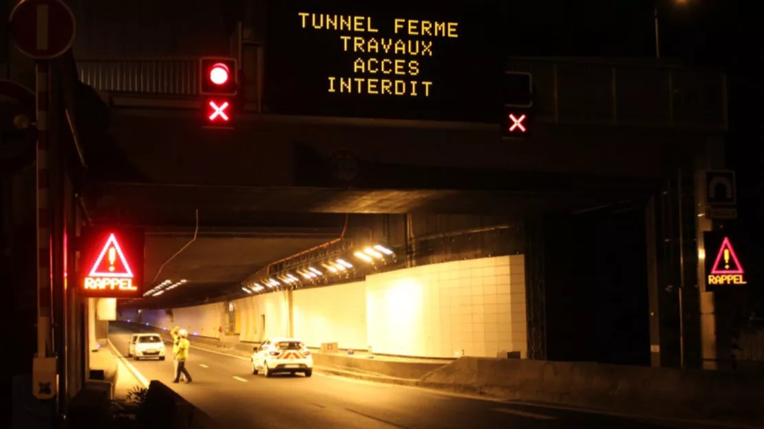 Lyon : fermeture du tunnel sous Fourvière plusieurs nuits cette semaine