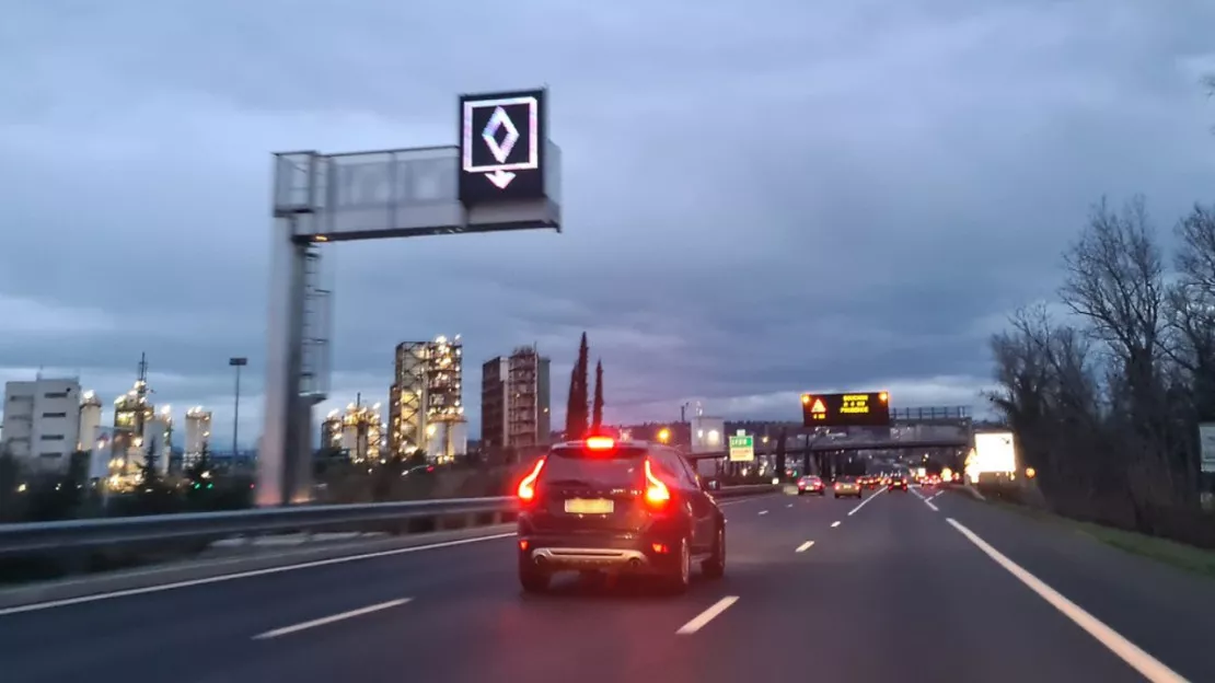 Voies de covoiturage sur la M6/M7 à Lyon : les radars bientôt activés